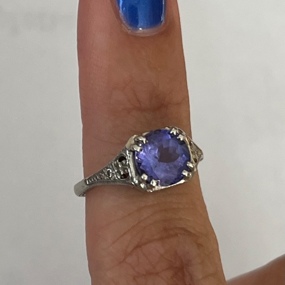 1 Ct. TANZANITE Ring - Picture 3 of 5